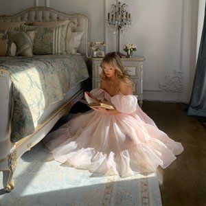 Pink Selkie French Puff Dress 2X